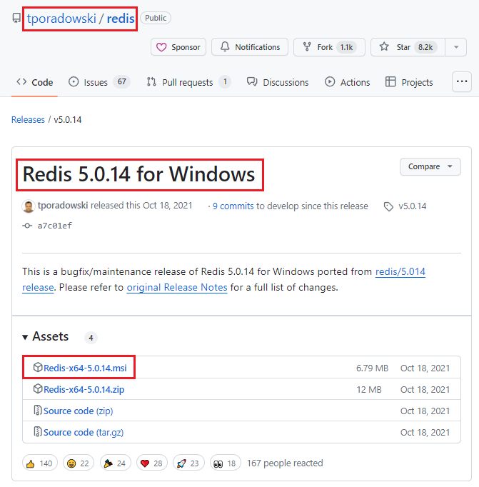 Redis on Windows github